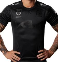 2025 Mustang Black Thailand kids Rugby Shirt