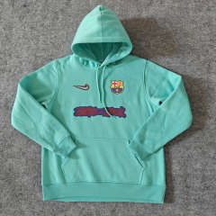 Barcelona Home Green Thailand Soccer Tracksuit With Hat-LH