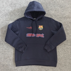 Barcelona Home Royal Blue  Thailand Soccer Tracksuit With Hat-LH
