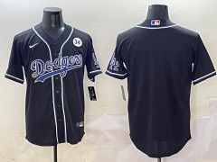 2025 Three generations of fashion New MLB Los Angeles Dodgers Black Jersey(Style 3)-0840