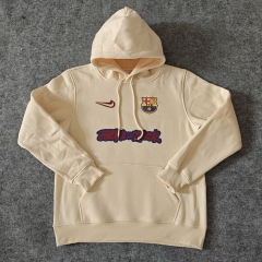 Barcelona Home apricot Thailand Soccer Tracksuit With Hat-LH