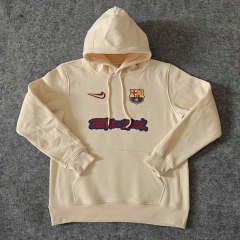 Barcelona Home apricot Thailand Soccer Tracksuit With Hat-LH