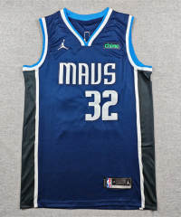 Announcement Edition Dallas Mavericks Blue #32 NBA Jersey-1380