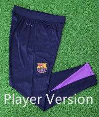 Player Version 2025-2026 Barcelona Purple Thailand Soccer Long Pants-9926