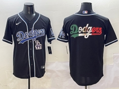 2025 Three generations of fashion New MLB Los Angeles Dodgers Black Jersey(Style14)-0840