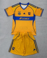 2025-2026 Tigres UANL Home Yellow Soccer Uniform-AY