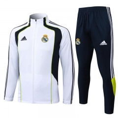 Retro Version 2025-2026 Real Madrid White Thailand Soccer Jacket Uniform-815