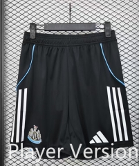 Player verison 2025-26 Newcastle United Black Thailand Soccer Shorts-888
