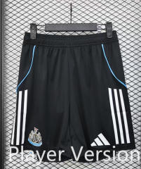 Player verison 2025-26 Newcastle United Black Thailand Soccer Shorts-888