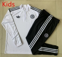 25-26 125th Anniversary Edition Germany White Kids/Youth Soccer Tracksuit-815