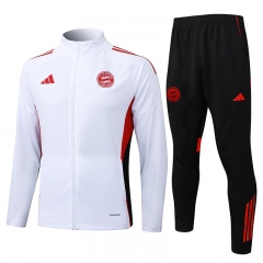 2025-26 Bayern München White Soccer Jacket Uniform-815