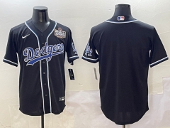 2025 Three generations of fashion New MLB Los Angeles Dodgers Black Jersey(Style 2)-0840