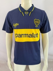 Retro Version 93-94 Boca Juniors Home Blue Thailand Soccer Jersey AAA-503