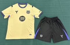 2025-2026 Barcelona Away Yellow Soccer Uniform-6748