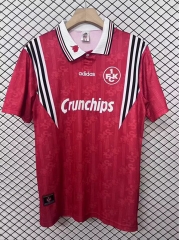 (S-4XL) Retro Version 97-98 1. FC Kaiserslautern Home Red Thailand Soccer Jersey AAA-2044