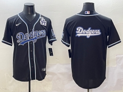 2025 Three generations of fashion New MLB Los Angeles Dodgers Black Jersey(Style15)-0840