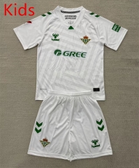 2025-26 Real Betis Goalkeeper White Kids/Youth Soccer Unifrom-AY