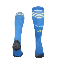 25-26 Leeds United Away Blue Kids/Youth Soccer Socks