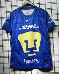 (S-4XL) 2025-2026 PA UNAM Away Royal Blue Thailand Soccer Jersey AAA-7209