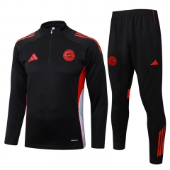2025-26 Bayern München Black Thailand Soccer Tracksuit-815
