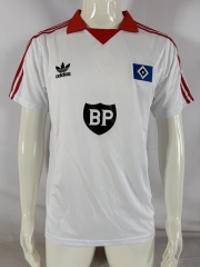 Retro Version 80-81 Hamburger SV Home White  Thailand Soccer Jersey AAA-503