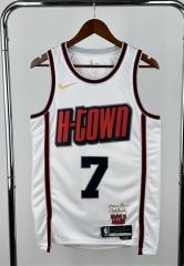 2025 City version  Houston Rockets White #7 NBA Jersey-311