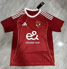(S-4XL)25-26 Al Ahly Home Red Thailand Soccer Jersey AAA-818