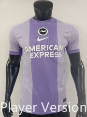 Player Version 25-26 Brighton & Hove Albion Away Purple Thailand Soccer Jersey AAA-0871