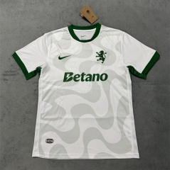 （s-4xl）2025-26  Sporting Clube de Portugal Away White Thailand Soccer Jersey AAA-4506