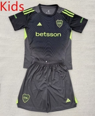 2025-26 Boca Juniors Goalkeeper Grey Kids/Youth Soccer Uniform-AY
