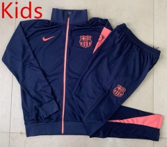 2025-2026 Barcelona Blue Kids/Youth Soccer Jacket Uniform -815