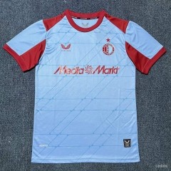 (S-4XL) 25-26 Feyenoord Rotterdam Away Blue Thailand Soccer Jersey AAA-8430