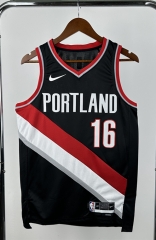 2023 Portland Trail Blazers Black #16 NBA Jersey-311