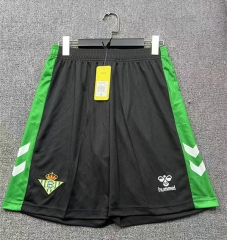 25-26 Real Betis Home Black Thailand Soccer Shorts-718