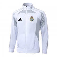 2025-2026 Real Madrid White&Grey Thailand Soccer Jacket-815
