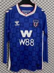 2025-2026 Sunderland AFC Away Blue LS Thailand Soccer Jersey AAA-2044
