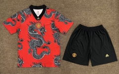 25-26 Manchester United Red Thailand Soccer Uniform-709