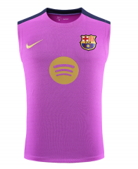 25-26  Barcelona Purple  Thailand Soccer Vest  AAA-418