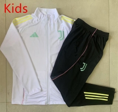 2025-26 Juventus FC White Kids/Youth Soccer Jacket -815