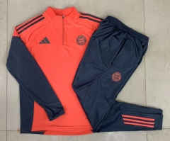 2025-26 Bayern München Orange Thailand Soccer Tracksuit-815