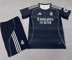2025-2026 Real Madrid Away Royal Blue Soccer Uniform-718