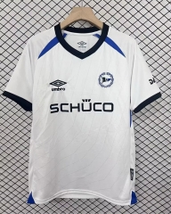 (S-4XL) 25-26 Arminia Bielefeld Away White Thailand Soccer Jersey AAA-2044