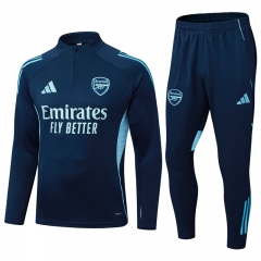 2025-2026 Arsenal Royal Blue Thailand Soccer Tracksuit-411