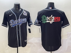 2025 Three generations of fashion New MLB Los Angeles Dodgers Black Jersey(Style10)-0840
