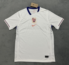 2025-26  France Away White Thailand Soccer Jersey AAA-4506