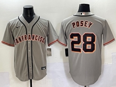 2025 MLB San Francisco Giants Grey #28 Jersey-0840