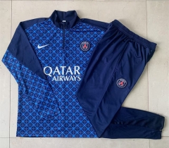 2025-26 Paris SG Royal Blue Thailand Soccer Tracksuit -815