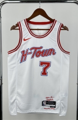 2024 City version  Houston Rockets White #7 NBA Jersey-311