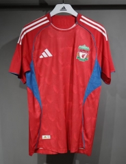 Retro Version Liverpool  Red Thailand Soccer Jersey AAA-4563