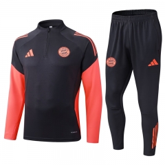 2025-26 Bayern München Dark Grey Thailand Soccer Tracksuit-411